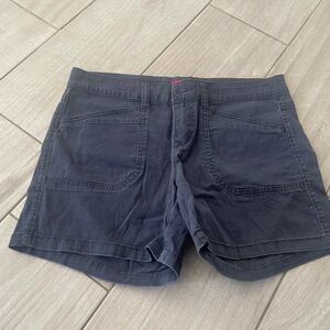 Dark Blue Casual Shorts